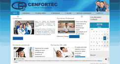 Desktop Screenshot of cenfortec.es